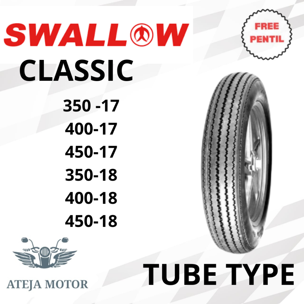 Jual SWALLOW Classic 350 400 450 Ring 17 18 Tubetype Ban Motor Classic ...