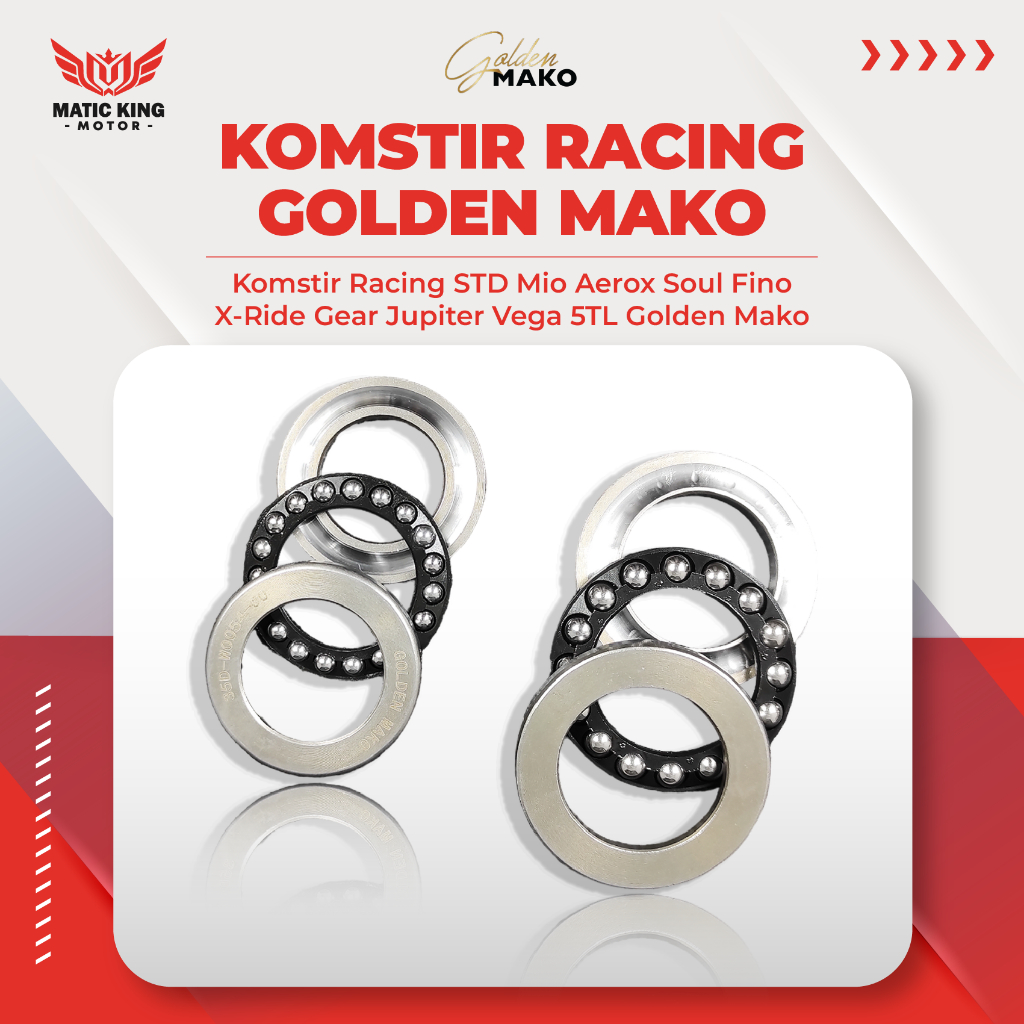 Jual Golden Mako Komstir Racing Standar Mio Sporty Smile J M3 S Z Soul ...