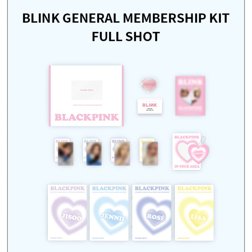 Jual BLACKPINK Member Kit - General ver - Membership BLINK Kit Official ...
