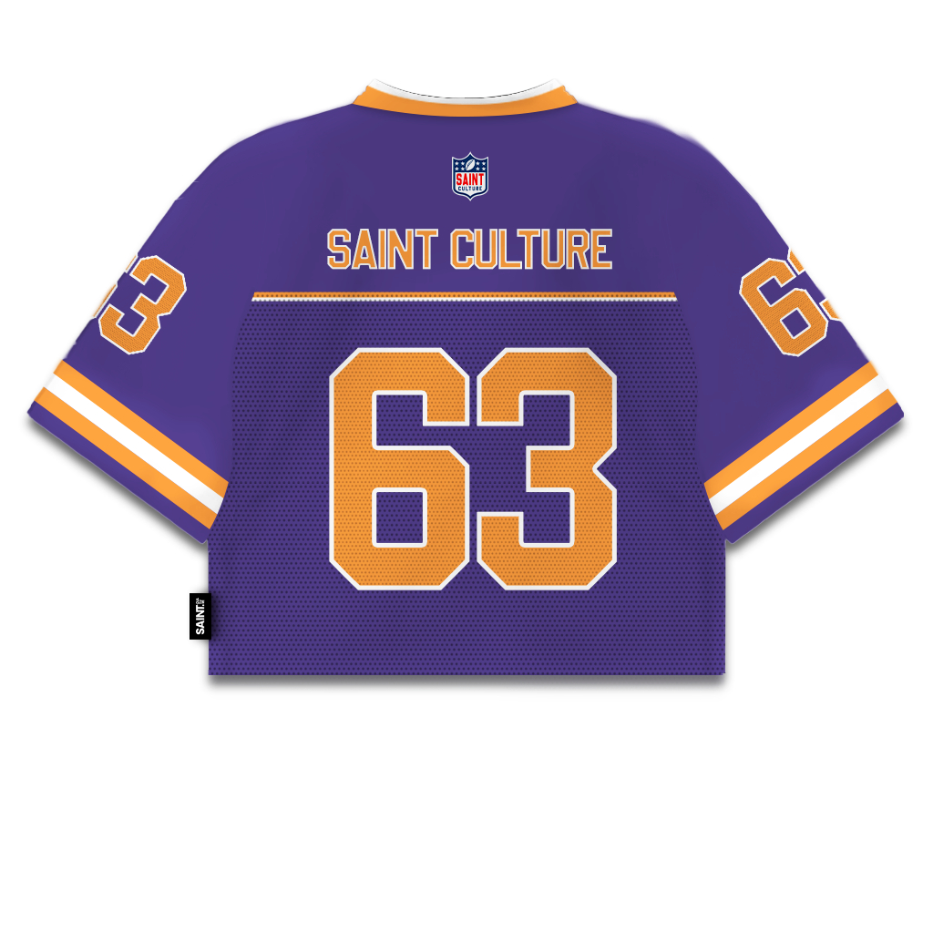 Jual Saint Culture / Purple Cute Crop 63 / Croptop Jersey Vintage ...