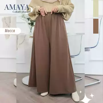 SYALNA Celana Kulot Jumbo Oversize Wanita Muslimah Cullotes