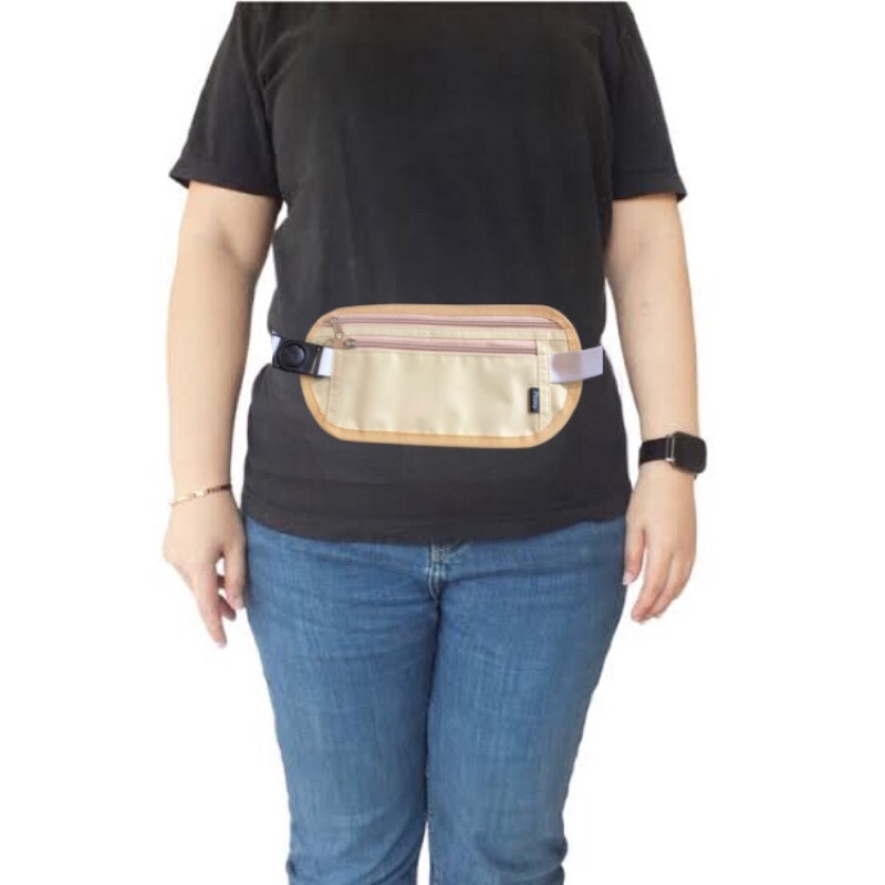 Jual COD I Tas Jogging Sepeda Hidden Saku Passport Slim Ringan Anti ...