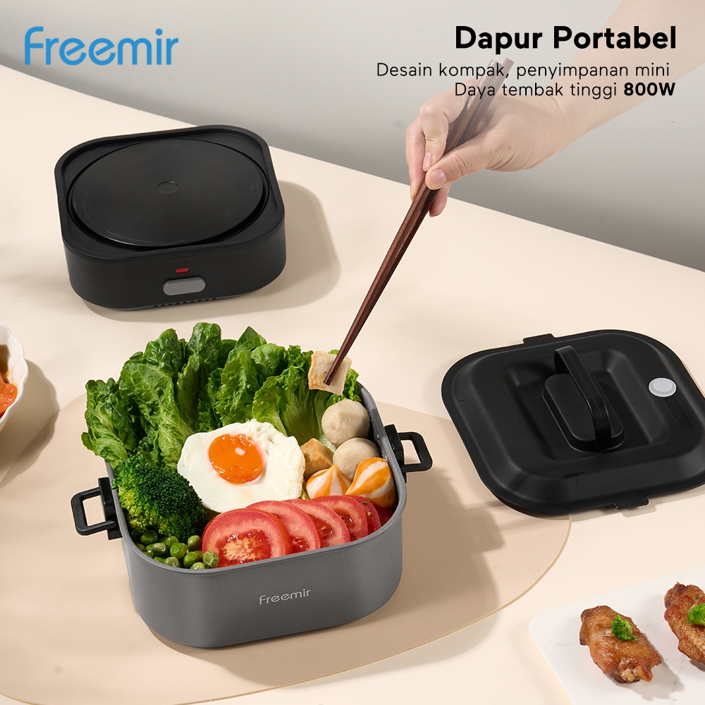 Jual freemir Surabaya Panci Listrik Portable Foodgrade Anti Lengket ...