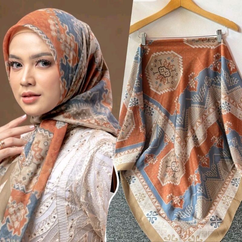 Hijab Denay Voal Motif Terbaru Lasercut