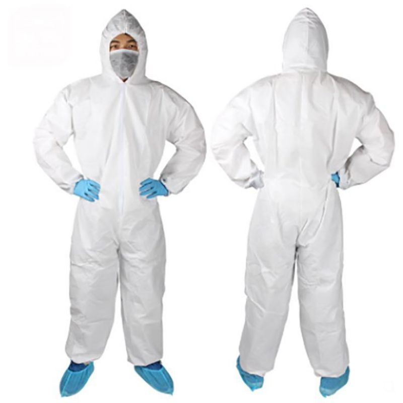 Jual APD HAZMAT SPUNBOND | APD MEDIS | JUMPSUIT APD | Shopee Indonesia