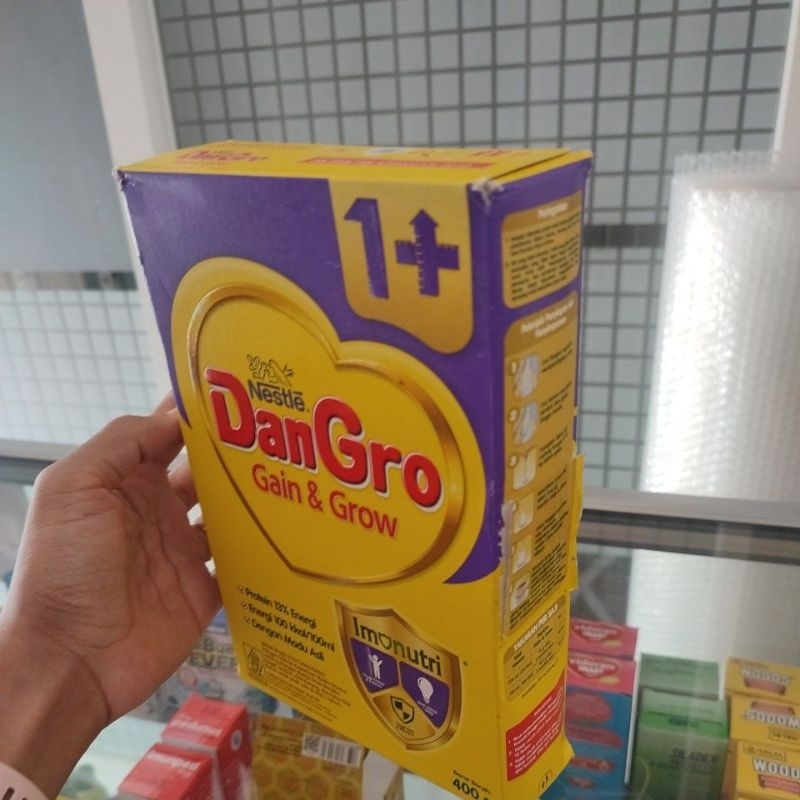 Jual Nestle DanGro Gain & Grow 1+ 400gr Formula tinggi kalori | Shopee ...