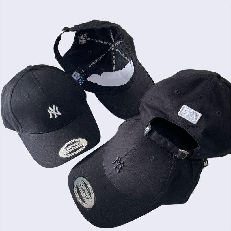 Jual Topi NY MLB Basic hitam import premium untuk pria dan wanita ...