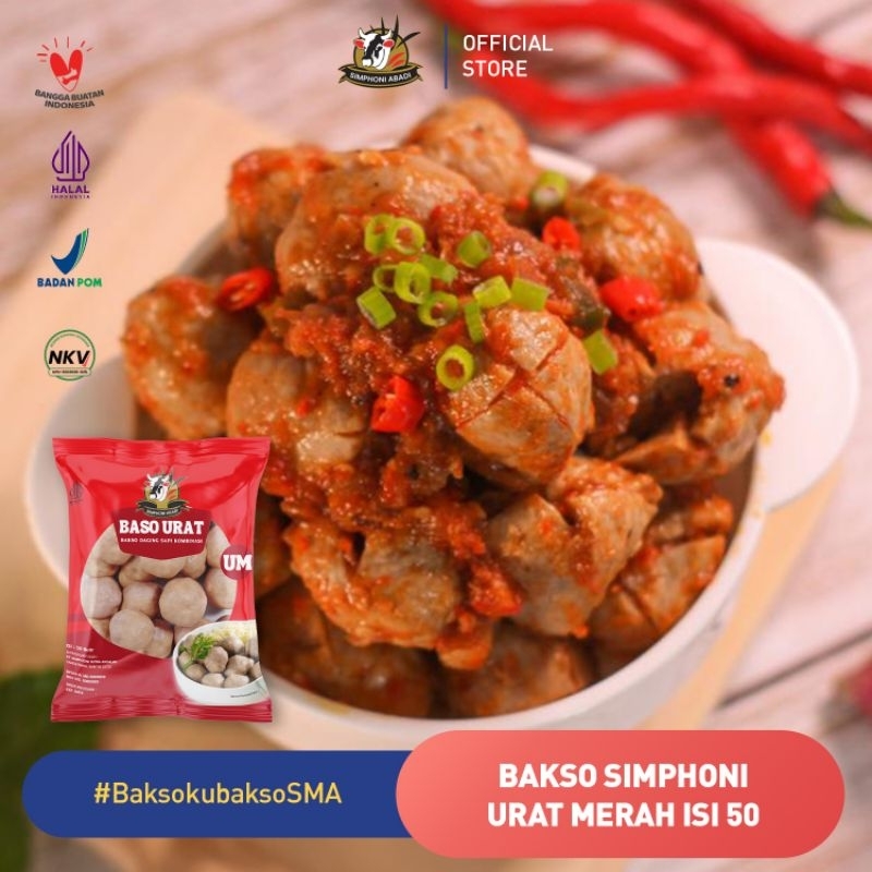 Jual Simphoni Bakso Sapi Urat isi 50 [HALAL] | Shopee Indonesia