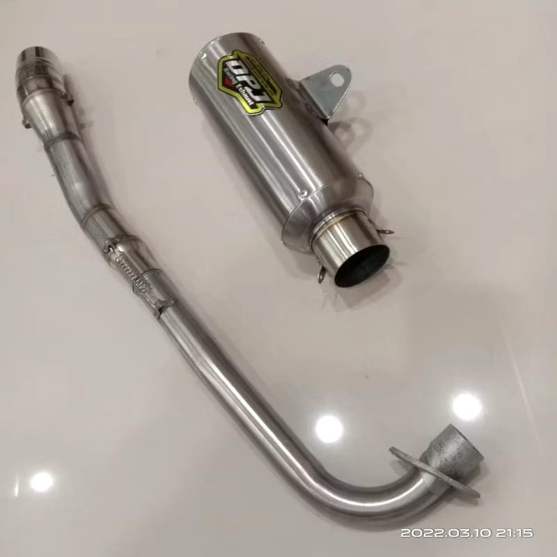 Jual kenalpot racing dpj tipe gp1 netral samping Pnp all bebek jupiter