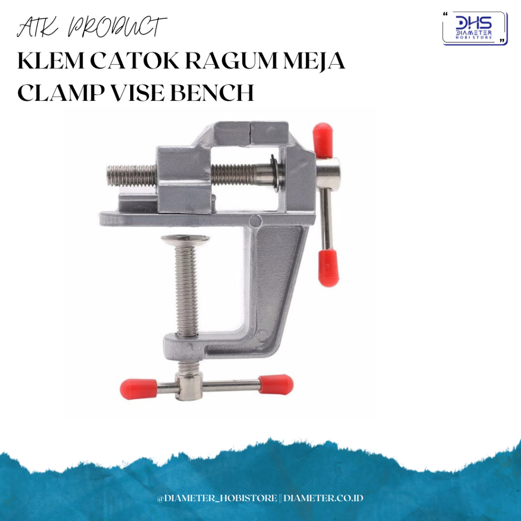 Jual Klem Catok Ragum Meja Clamp Vise Bench Table Vice alat penjepit ...