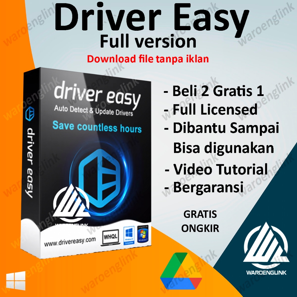 Jual Driver Easy 6.1 | Video Install | Windows | Full Version ...