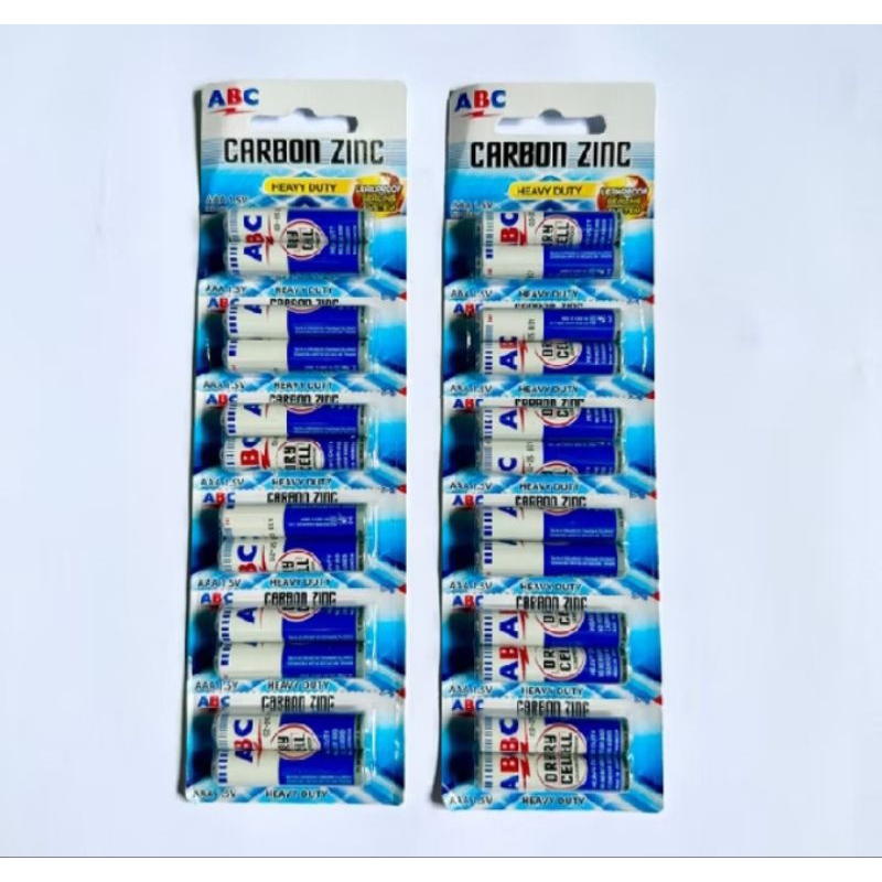 Jual BATERAI ABC BIRU AAA R3 SIZE KECIL | Shopee Indonesia