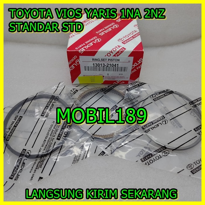 Jual RING PISTON SEHER SET TOYOTA VIOS YARIS 1NZ 2NZ STANDAR STD ...