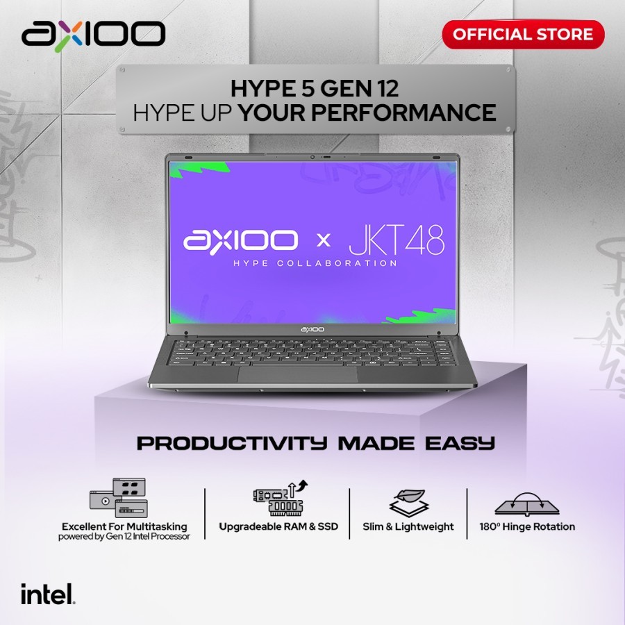Jual Axioo MyBook Hype 5 G12 Intel Core i5-1235U/16GB/512GB/W11/14.0 ...