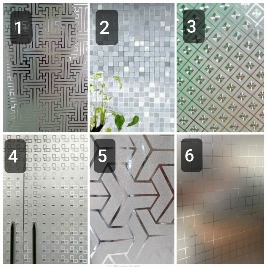 Jual STICKER KACA / STIKER KACA SANDBLAST ES MOTIF LEBAR 90 CM / STIKER ...