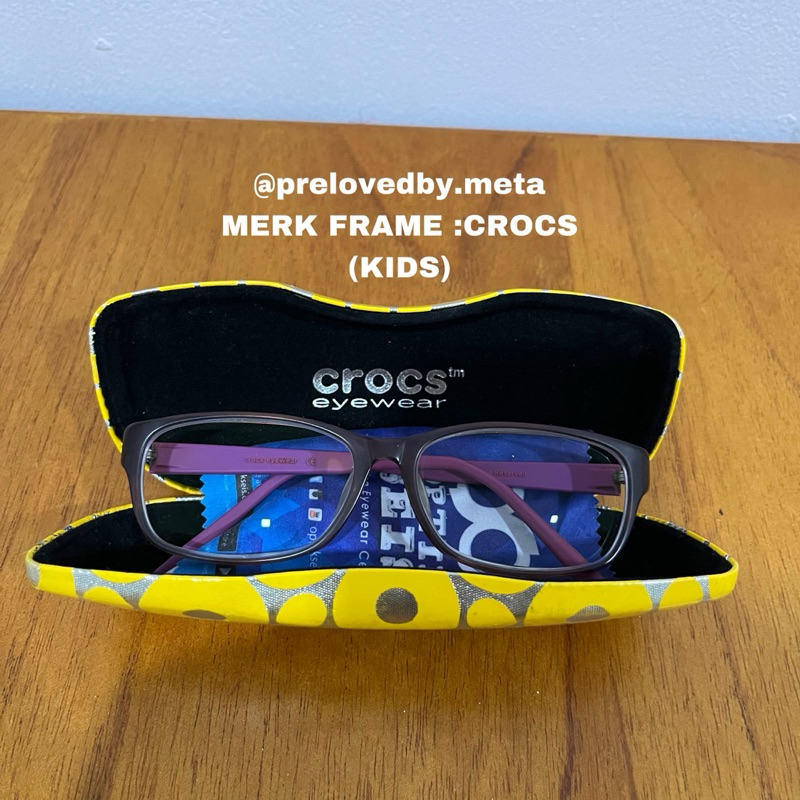 Jual Frame Kacamata Crocs Kids Warna Ungu | Shopee Indonesia