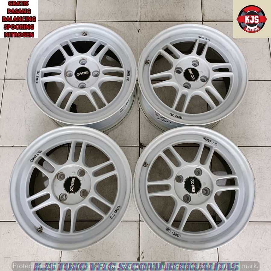 Jual VELG RACING SECOND MODEL ENKEI RING 15 LEBAR 6.5 RATA LOBANG BAUT ...