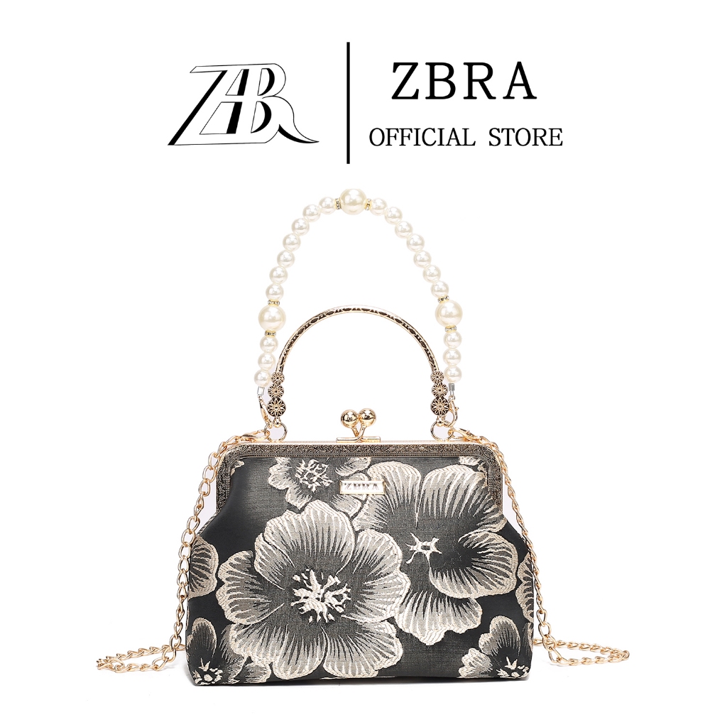 Jual ZBRA Tas Selempang Wanita Mini Mutiara Elegan Muat HP 6.7 inchi ...