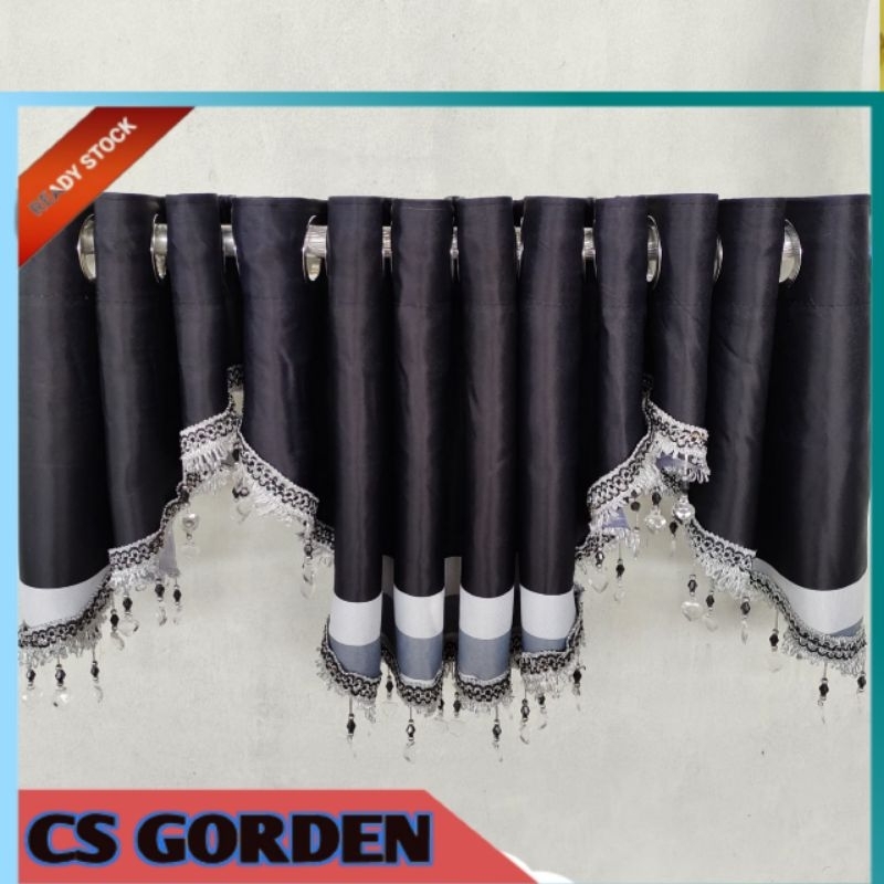 CS Gorden Poni Loster 12G Renda Pintu dan Jendela Pendek Blackout import panjang 270 x 40