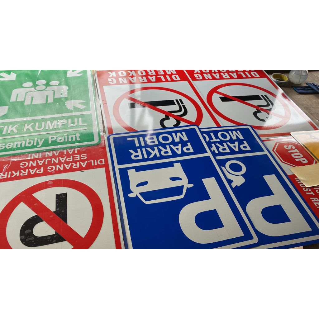 Jual Rambu Alalulintas Alumunium Stiker Revlectiv Dan Stiker Print