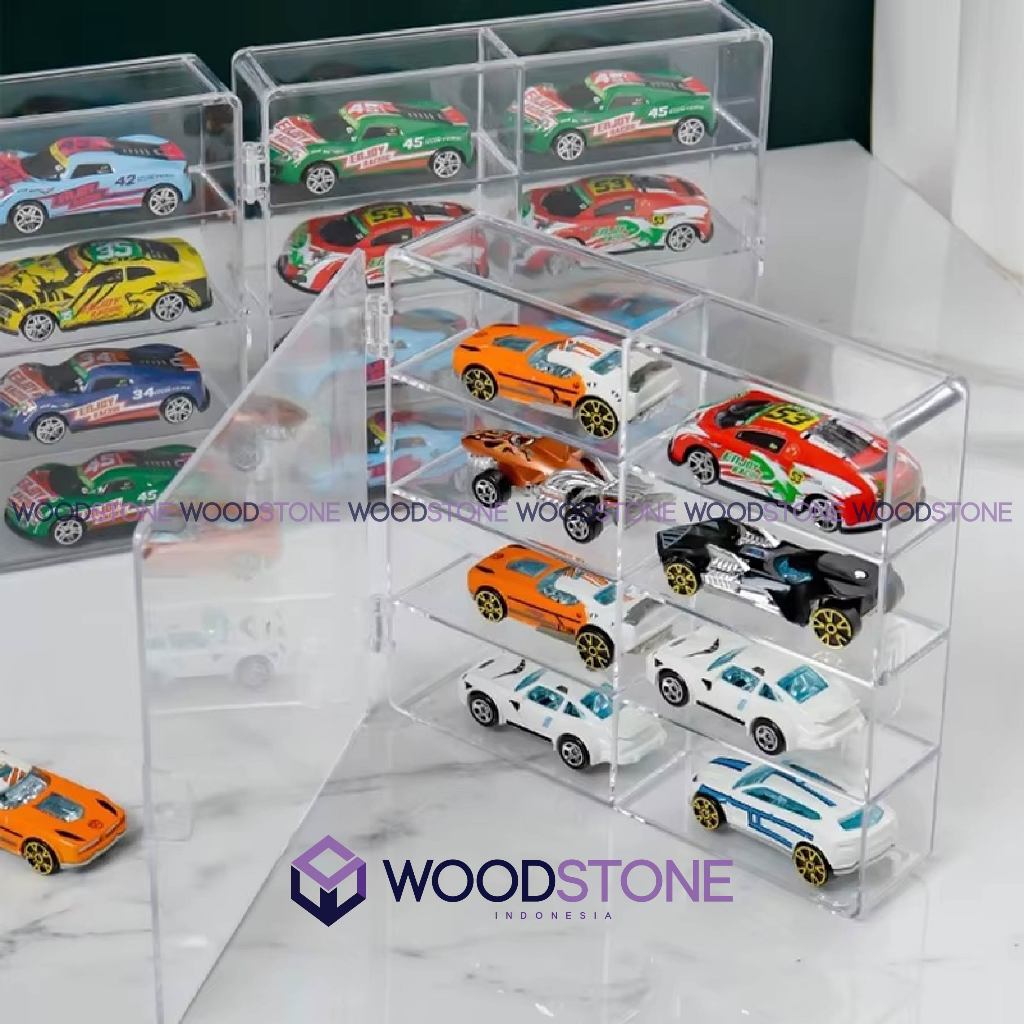 Jual Rak Display Die Cast Susun - Kotak Acrylic Storage Hot Wheels ...