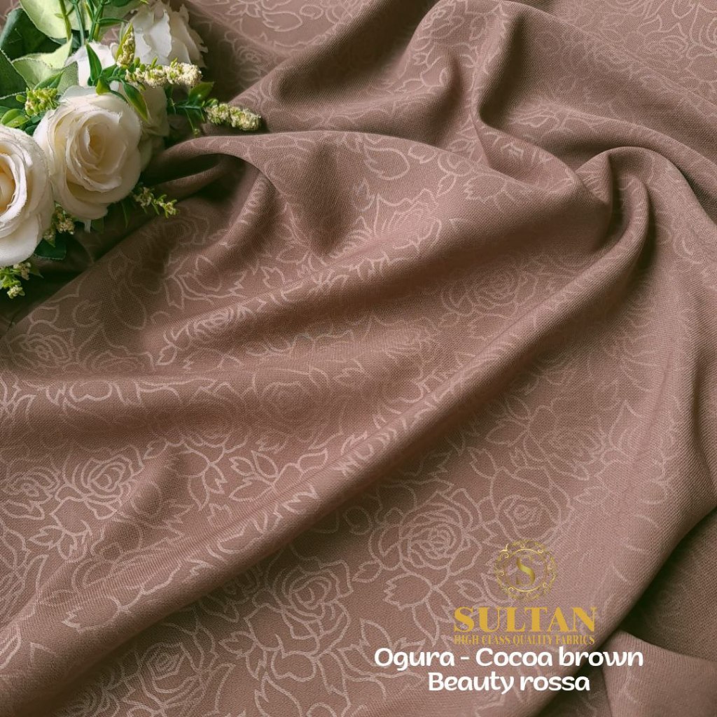 Jual KAIN OGURA SULTAN EMBOSS BEAUTYROSSA 50 CM | Shopee Indonesia