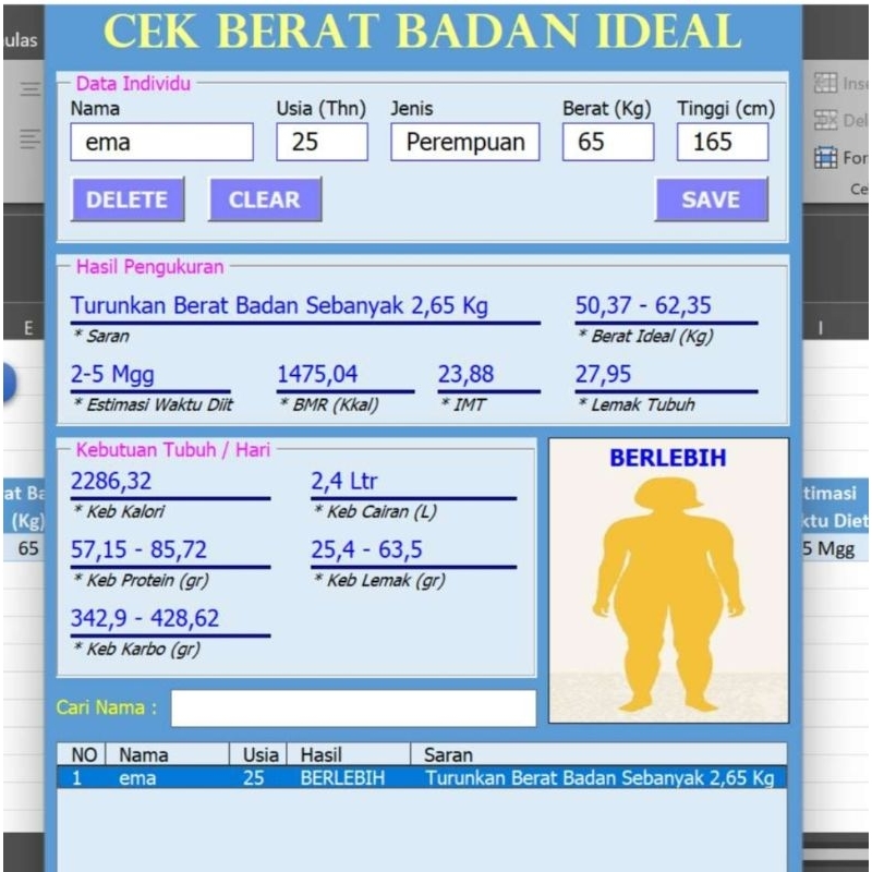 Jual Aplikasi Berat Badan Ideal | Shopee Indonesia