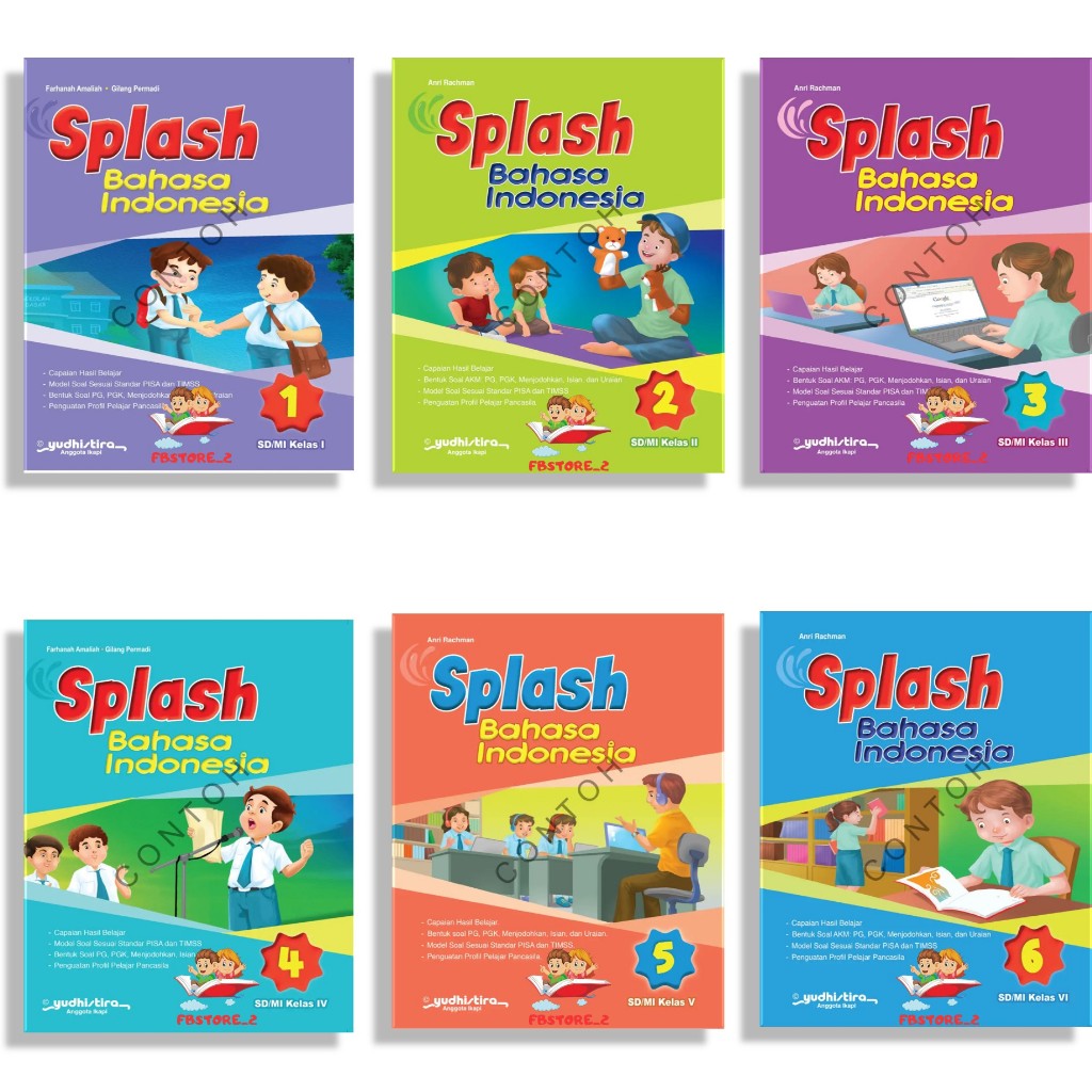 Jual [Penerbit Yudhistira] Splash Bahasa Indonesia Kelas 1,2,3,4,5 & 6 ...