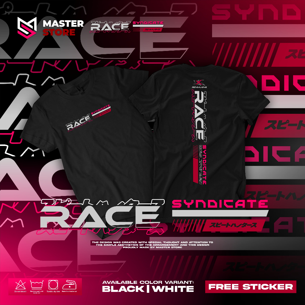 Jual Kaos Racing RACE SYNDICATE | Shopee Indonesia