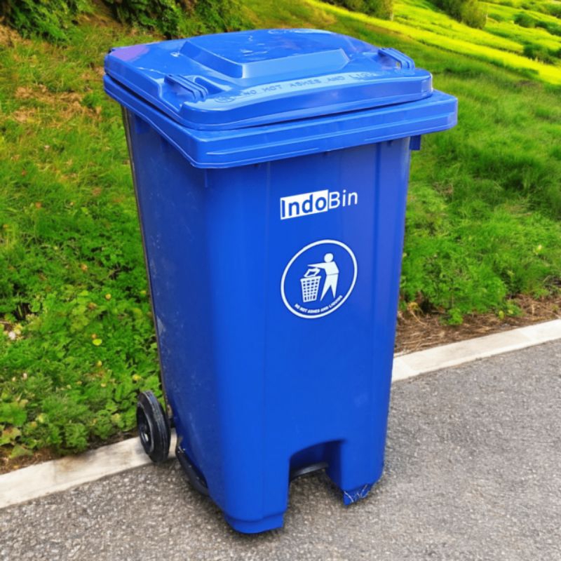 Jual IndoBin Tempat sampah injak kapasitas 120 - liter | Shopee Indonesia