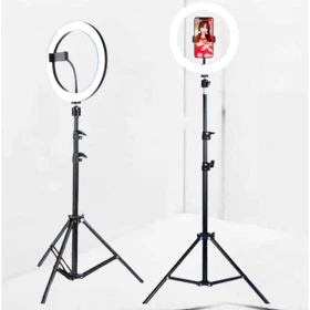 Lampu Ringlight 26Cm 30Cm Tripod 2.1M Lengkap Lampu Make Up Lampu Vlog