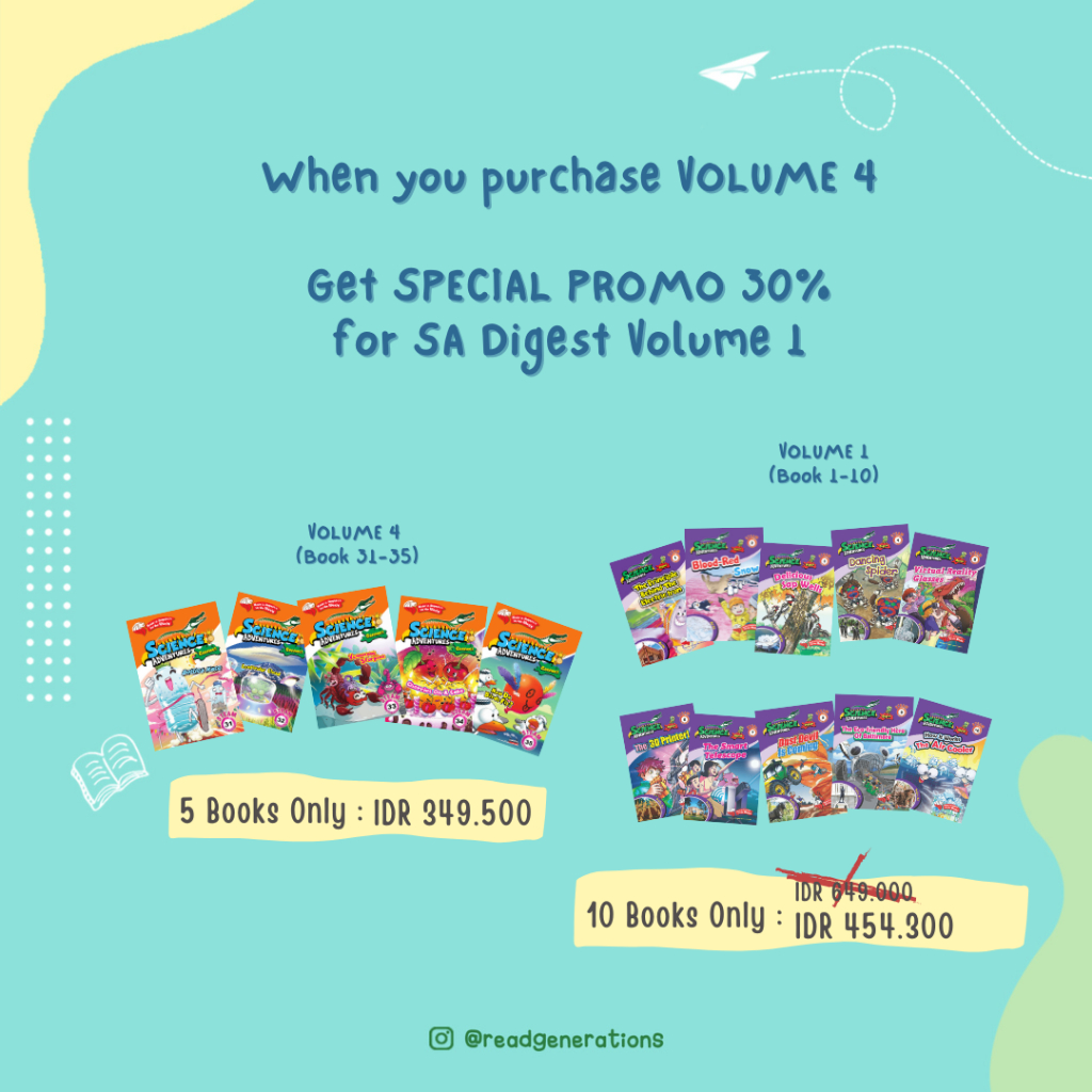 Jual Bundle 15 Books : SCIENCE ADVENTURES Connect Vol 4 (#31-35 ...