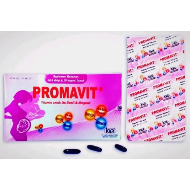 Jual Promavit 𝟏 𝐒𝐓𝐑𝐈𝐏 𝐈𝐒𝐈 𝟏𝟎 𝐊𝐀𝐏𝐒𝐔𝐋 - Vitamin Ibu Hamil dan Menyusui ...