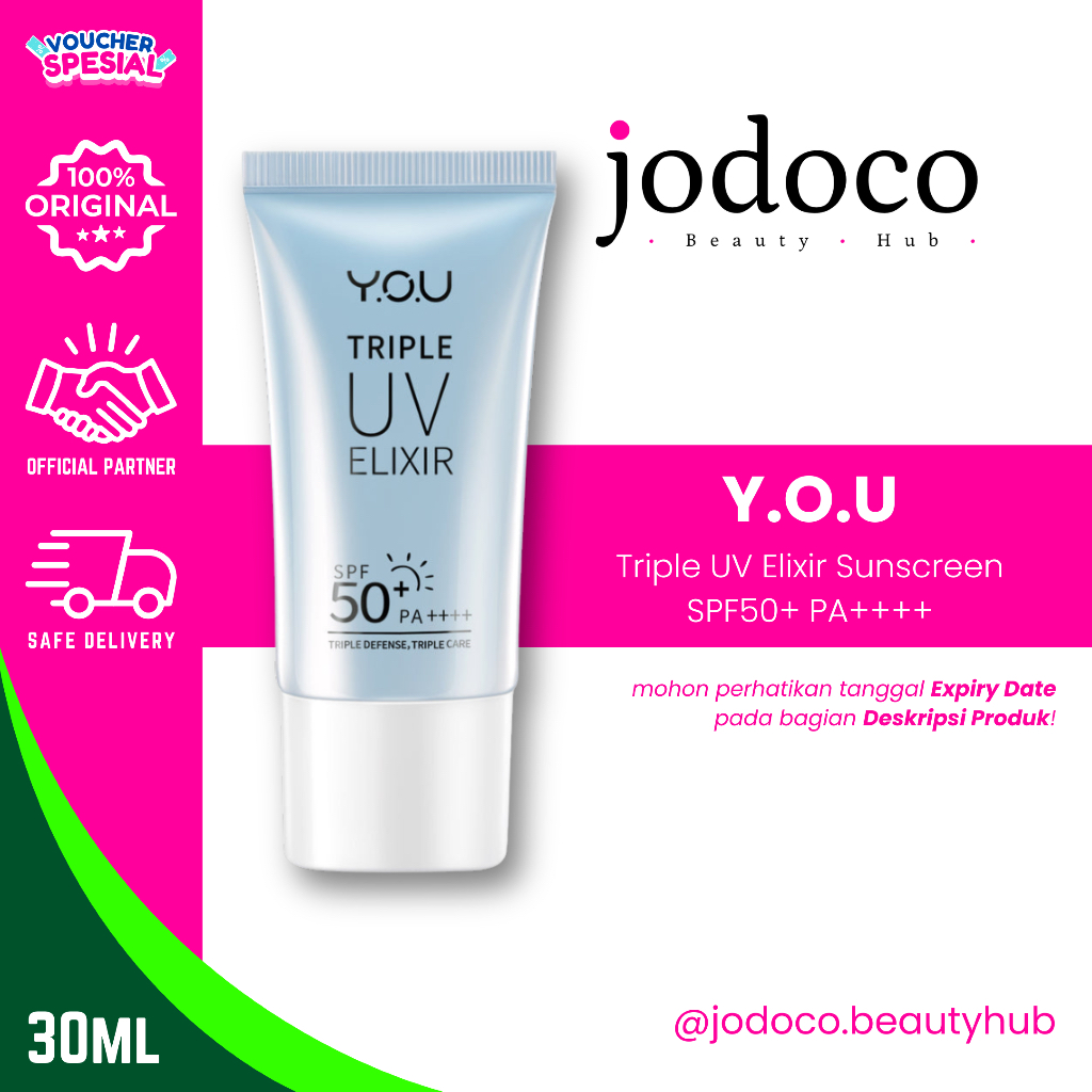 Jual Y.O.U YOU Triple UV Elixir - Y.O.U Triple UV Elixir SPF50+ PA ...