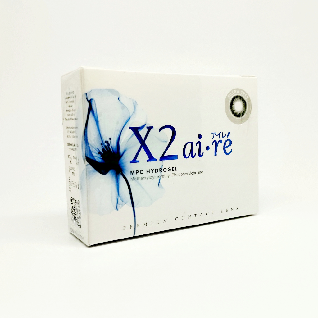 Jual Mikeda -SOFTLENS X2 AI RE SILKY GREY | Shopee Indonesia