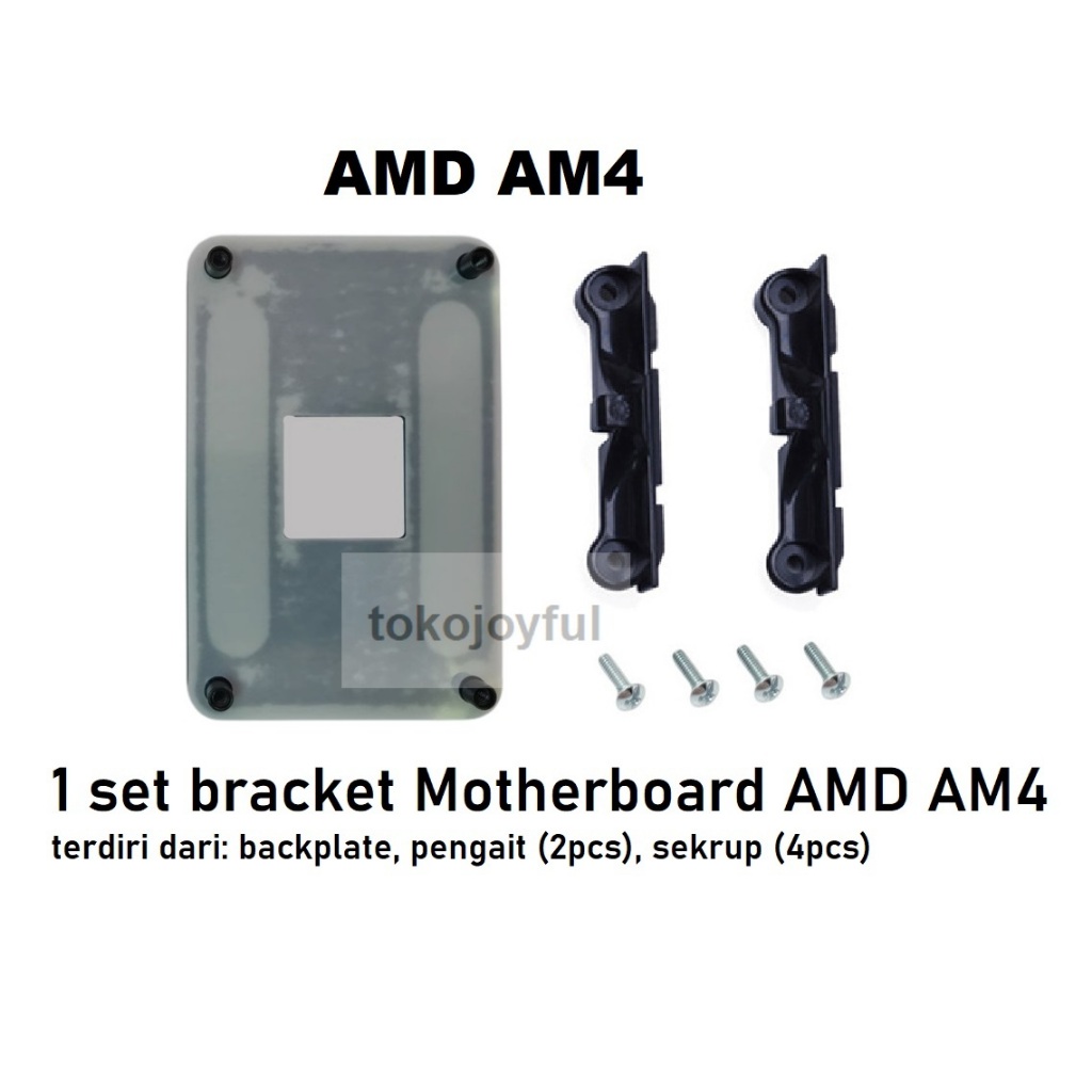 Jual Bracket Besi Backplate Motherboard AMD socket AM5 AM4 Ryzen