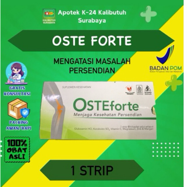 Jual Oste Forte Tablet (per Strip) | Shopee Indonesia