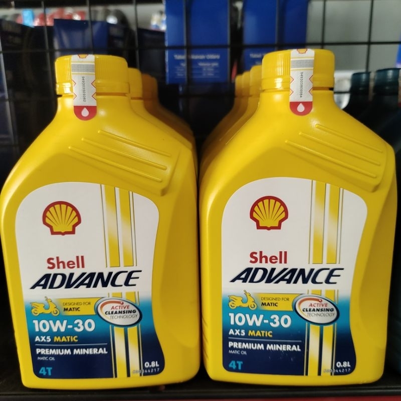 Jual Shell Advance AX5 Matic Sc 10W-30 0.8L | Shopee Indonesia