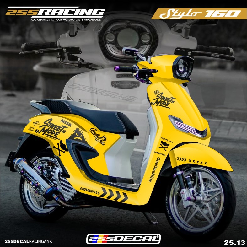 Jual Decal Stiker Honda STYLO 160 FULL BODY FULLBLOK - Sticker STYLO ...