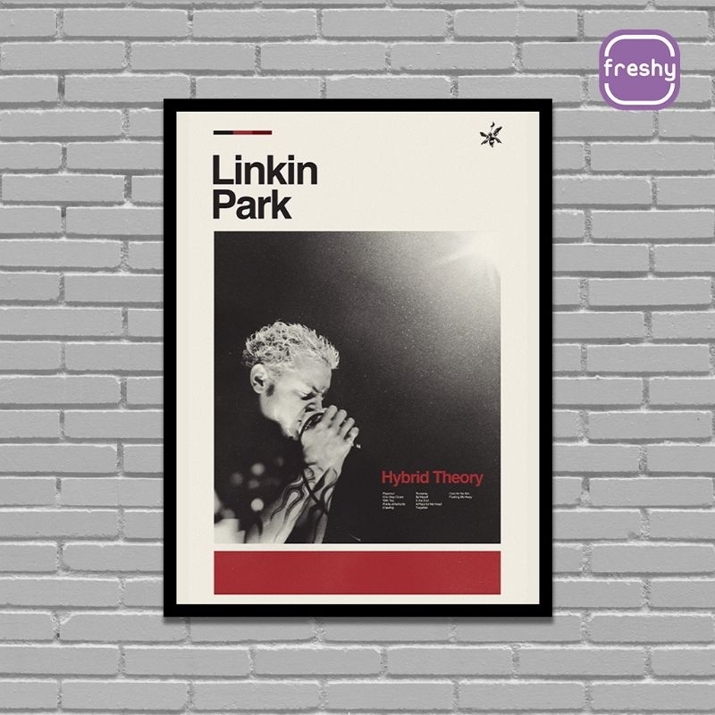 Hiasan Dinding Aesthetic Poster Band Musik Minimalis Walldecor Pajangan Retro Vintage