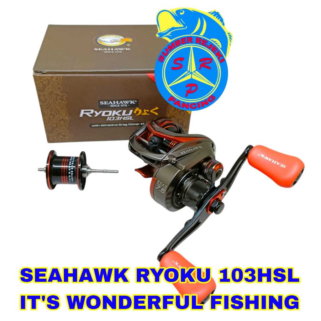 Jual Reel Bc Seahawk Ryoku 103Hsl Double Spool | Shopee Indonesia