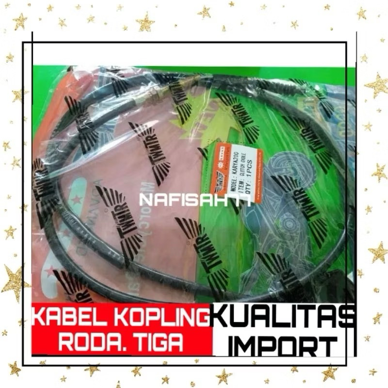 Jual KABEL KOPLING RODA 3 VIAR 200cc 150cc 300cc TOSSA KAISAR JIALING ...