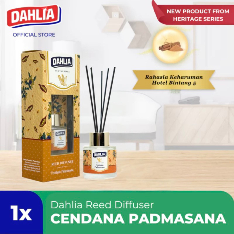 Jual Dahlia Reed Diffuser Cendana Padmasana ( Diffuser Set ) | Shopee ...