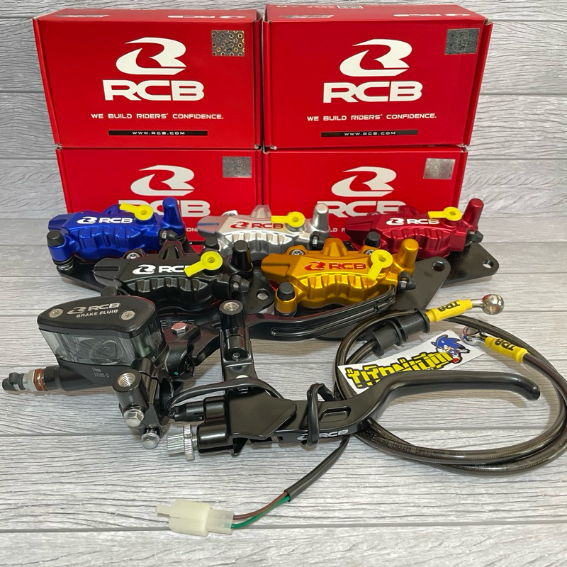 Jual PAKETAN REM DEPAN RCB MASTER REM RCB E2 HITAM KALIPER RCB S26 ...