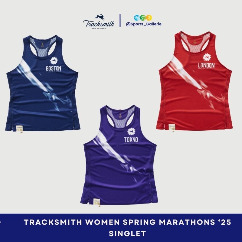 Jual [PRE ORDER] Tracksmith women SPRING MARATHONS ‘25 singlet | Shopee ...