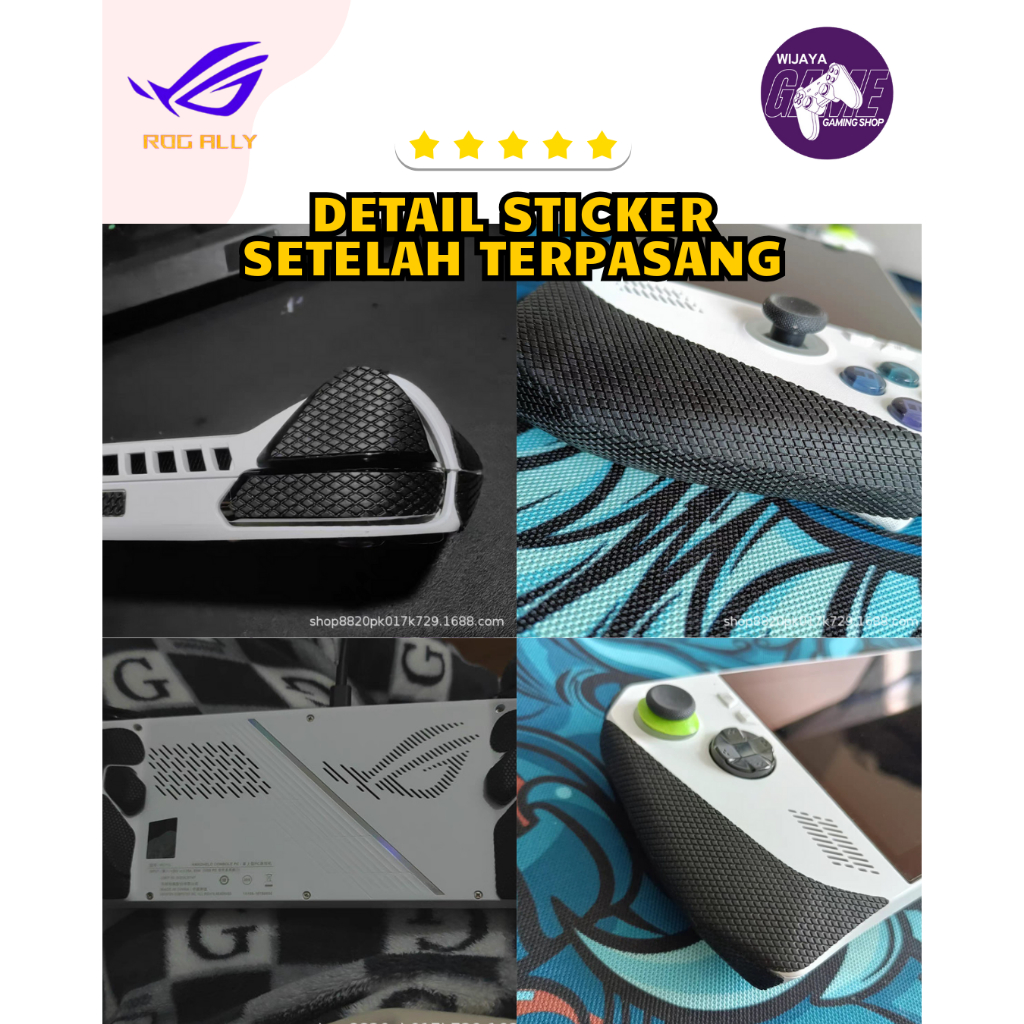 Jual Sticker Stiker Anti-Slip For ASUS ROG Ally Z1 & Z1 Extreme Rogally ...