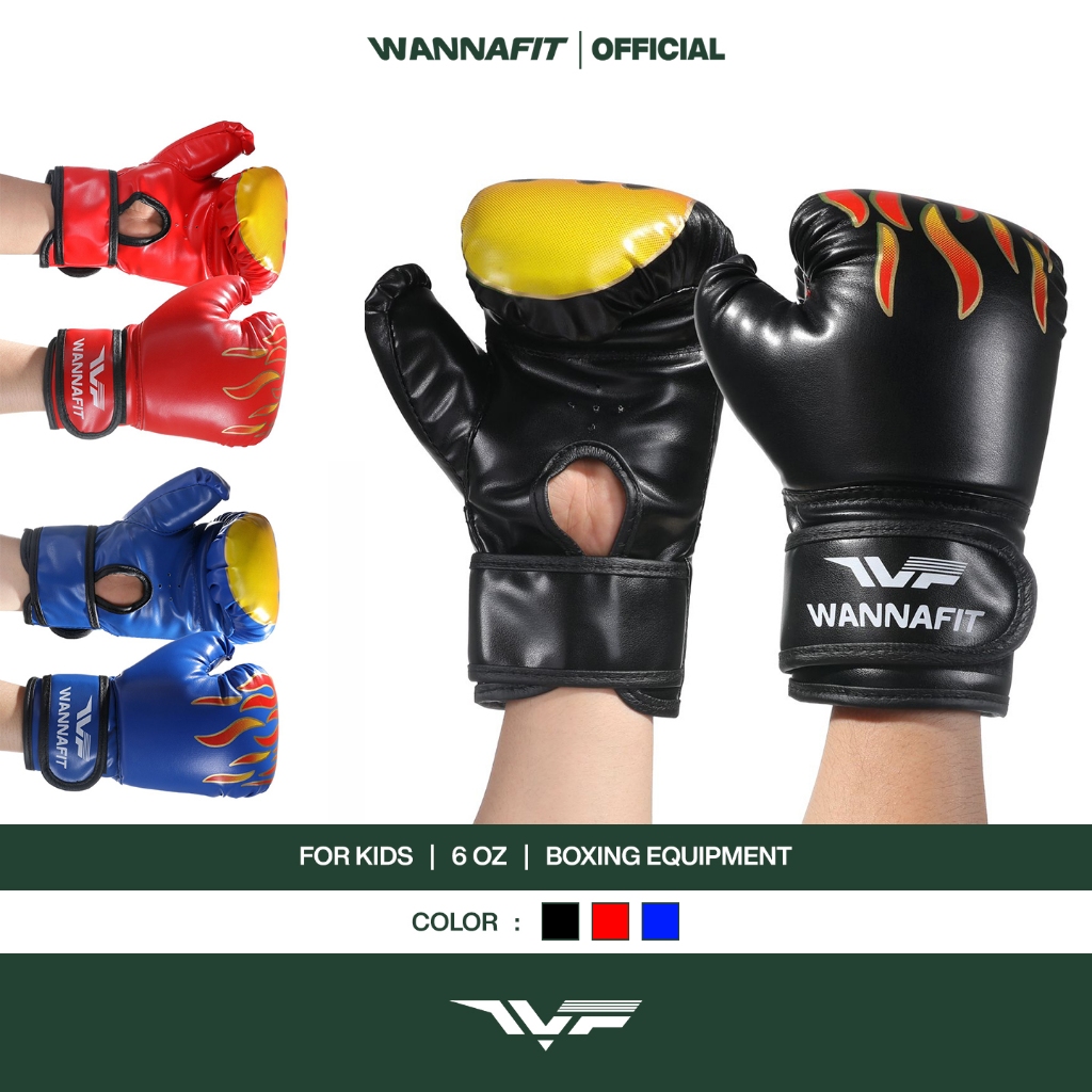 Jual WANNAFIT Sarung Tinju Anak 6oz | Boxing Gloves for Kids | Alat ...