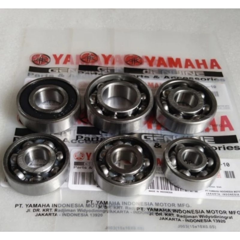 Jual BEARING GIGI RASIO SET KOMPLIT YAMAHA NMAX OLD NMAX NEW AEROX 155 ...