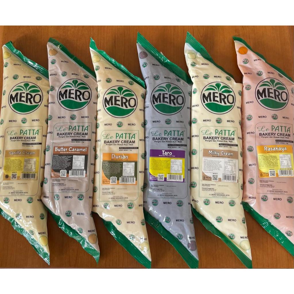 Jual MERO LE PATTA BAKERY CREAM/FILLING ISIAN ROTI 1KG | Shopee Indonesia