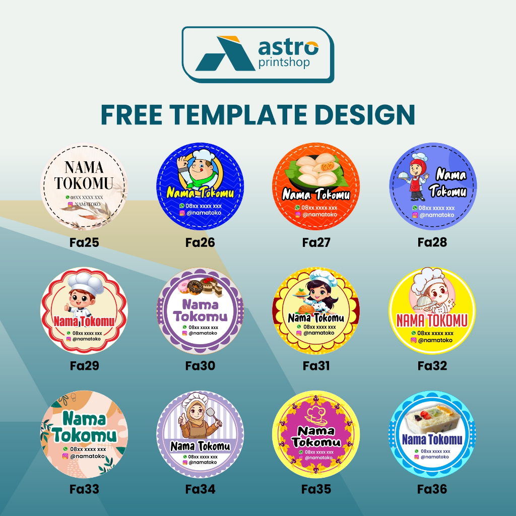 Jual STICKER LABEL SEGEL | STIKER TOPLES | STICKER CUSTOM | STIKER ...